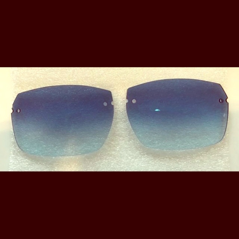 AUTHENTIC CARTIER BLUE GRADIENT RIMLESS LENSES!